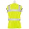 Erb Safety Safety Vest, Womens Fit, Mesh, Class 2, S720, Hi-Viz Lime, 2XL 61919